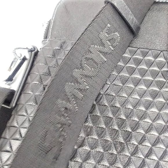 Sammons Medici Slim Black Leather Laptop Briefcase - Picture 5 of 8